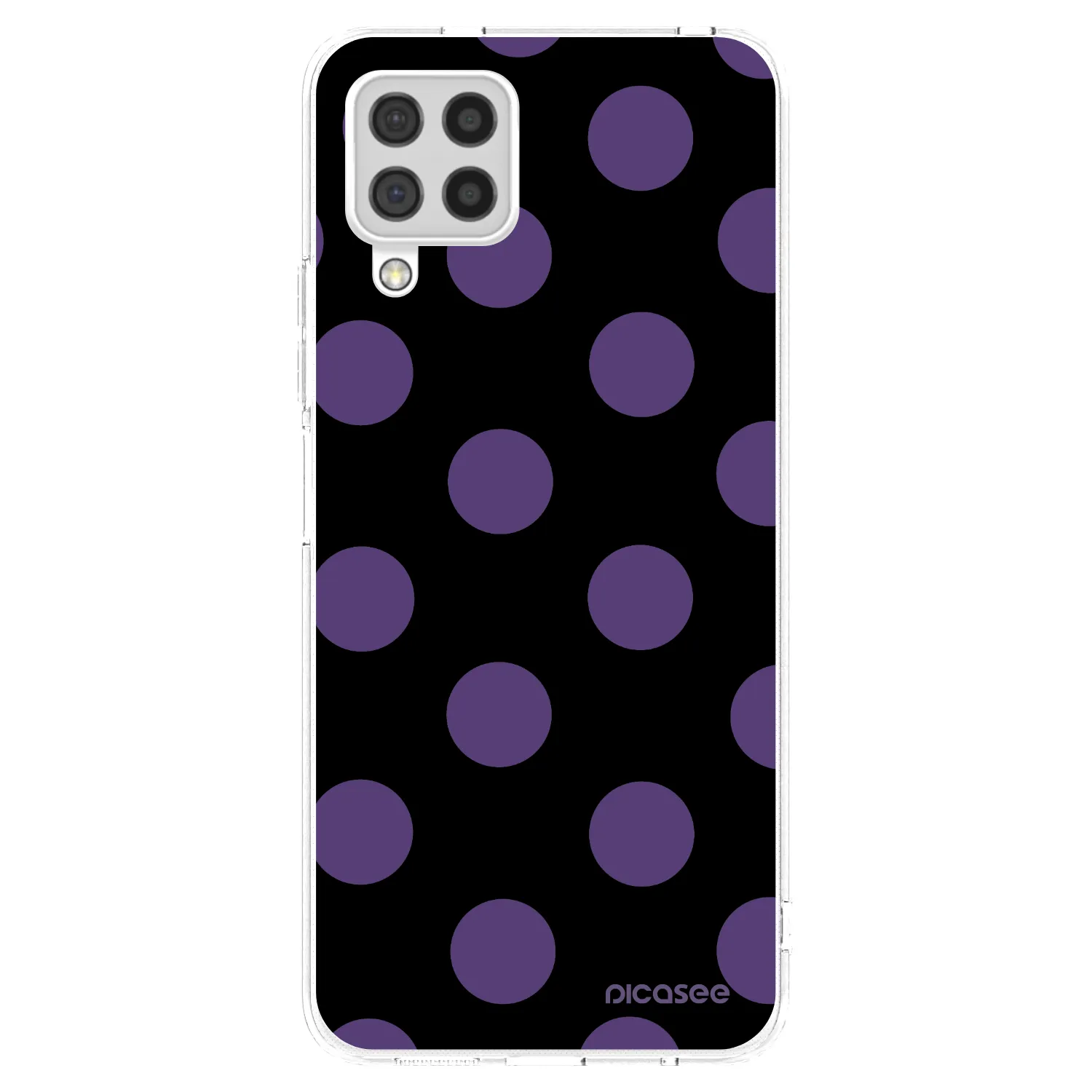Picasee silikonska prozirna maskica za Samsung Galaxy A22 A225F 4G - Big flickers