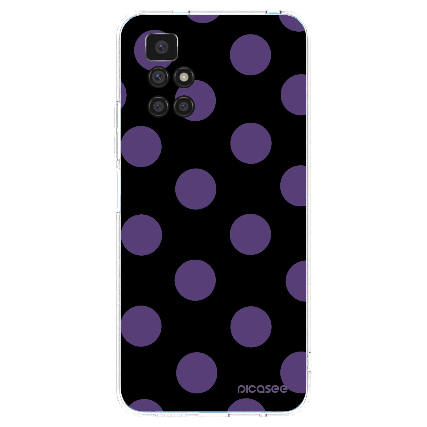Picasee silikonska prozirna maskica za Xiaomi Redmi 10 - Big flickers