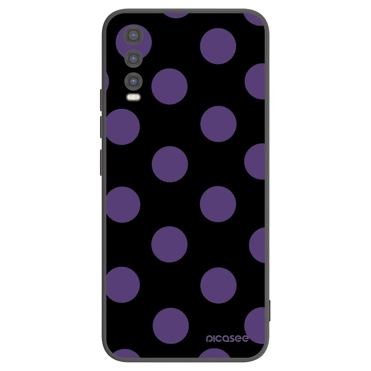 Picasee crna silikonska maskica za Vivo Y20s - Big flickers