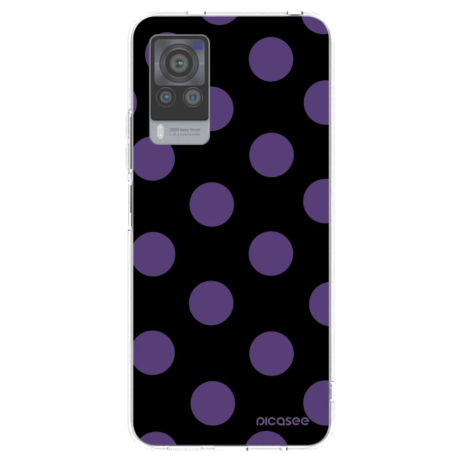 Picasee silikonska prozirna maskica za Vivo X60 Pro 5G - Big flickers