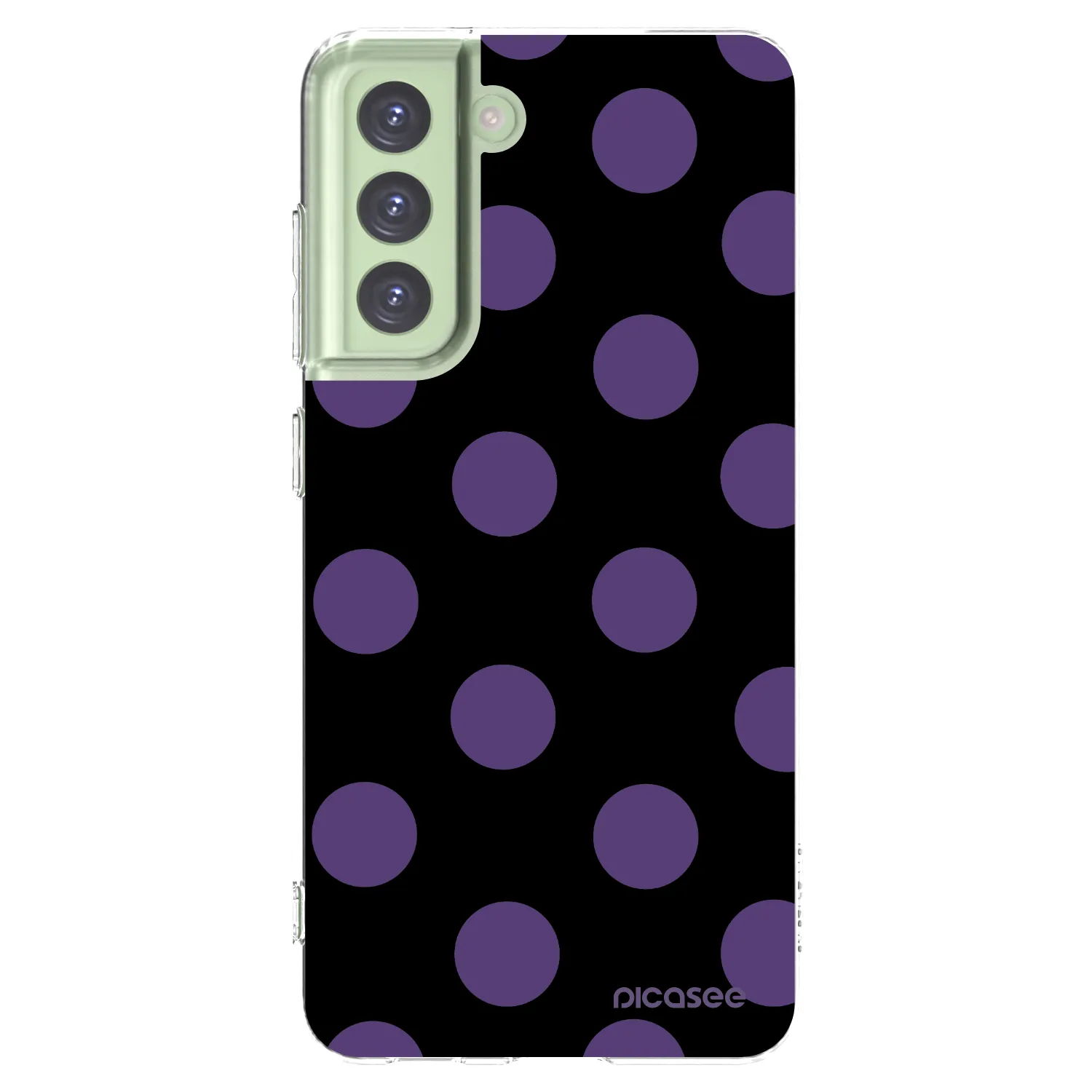 Picasee silikonska prozirna maskica za Samsung Galaxy S21 FE 5G - Big flickers