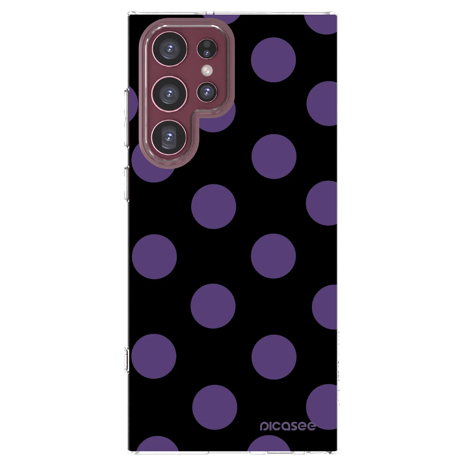 Picasee silikonska prozirna maskica za Samsung Galaxy S22 Ultra 5G - Big flickers