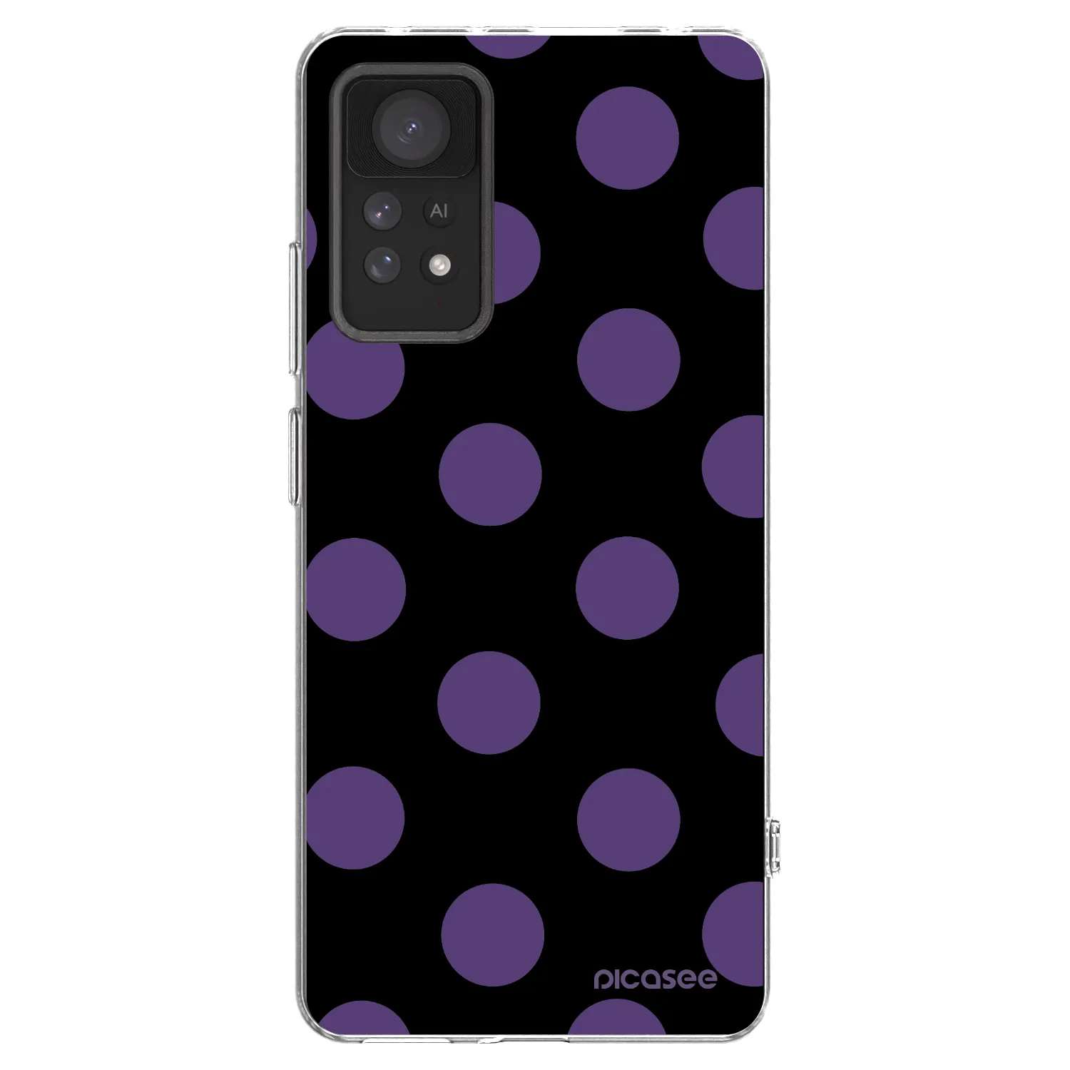 Picasee silikonska prozirna maskica za Xiaomi Redmi Note 11 Pro - Big flickers