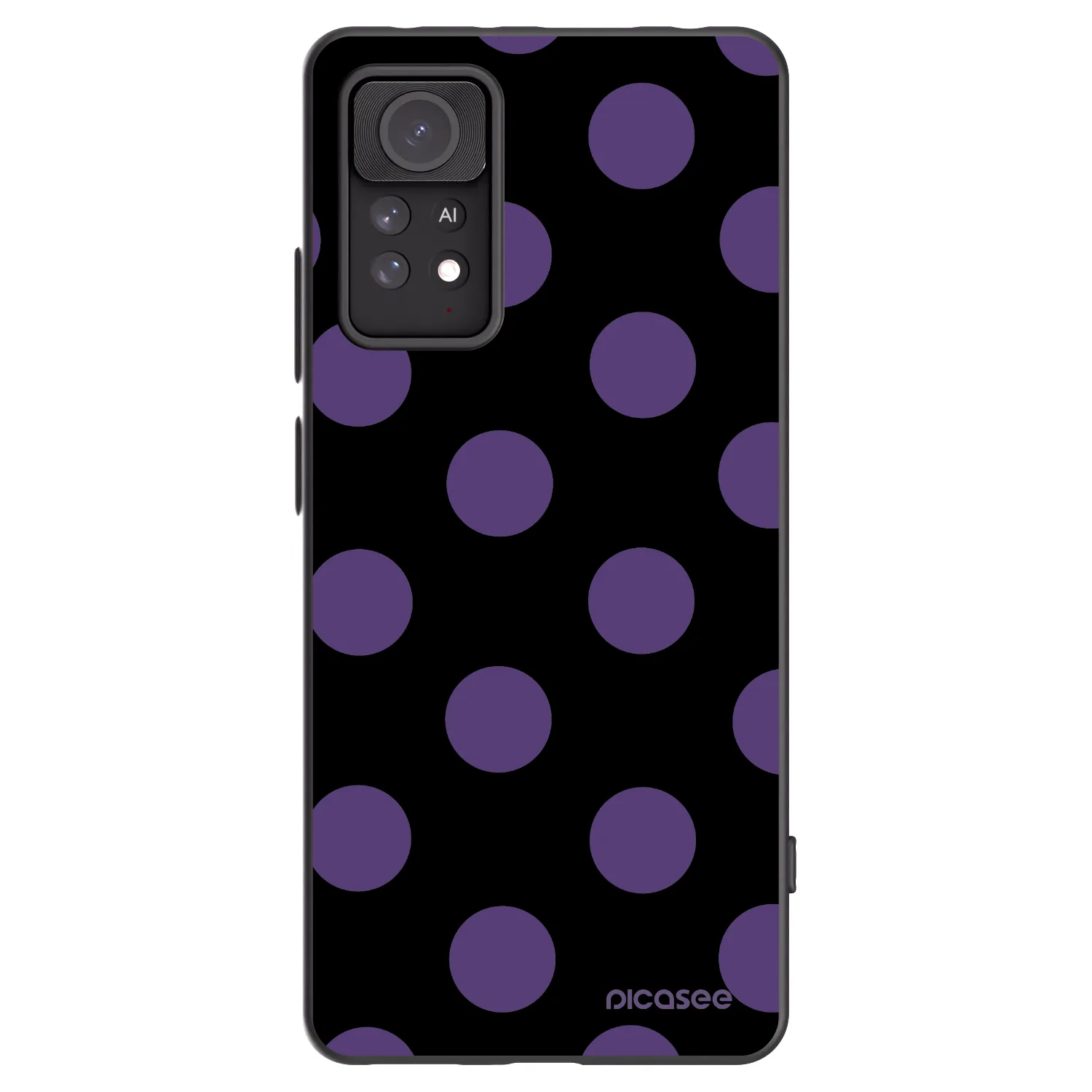 Picasee crna silikonska maskica za Xiaomi Redmi Note 11 Pro 5G - Big flickers