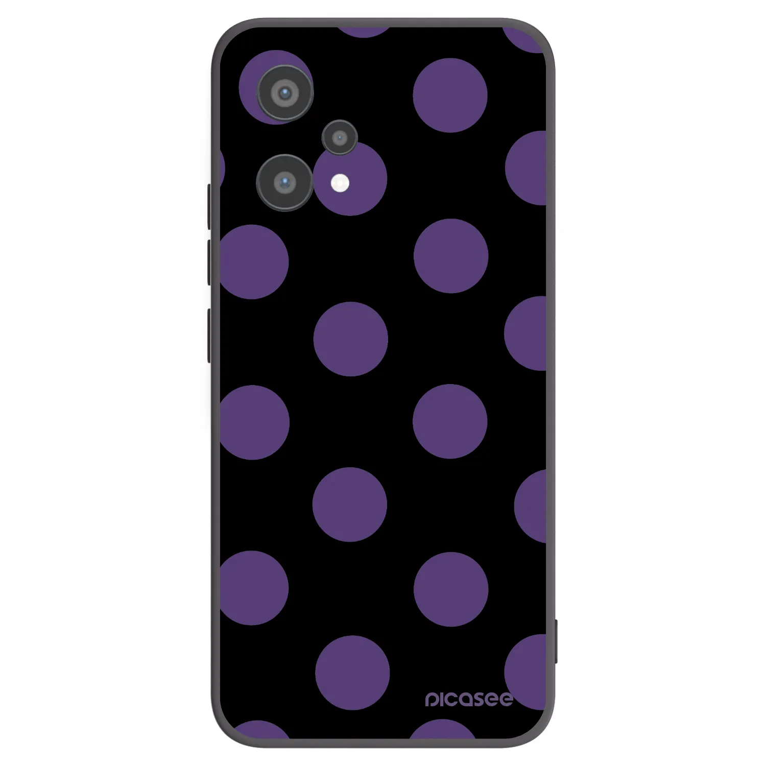 Picasee crna silikonska maskica za Realme 9 Pro 5G - Big flickers