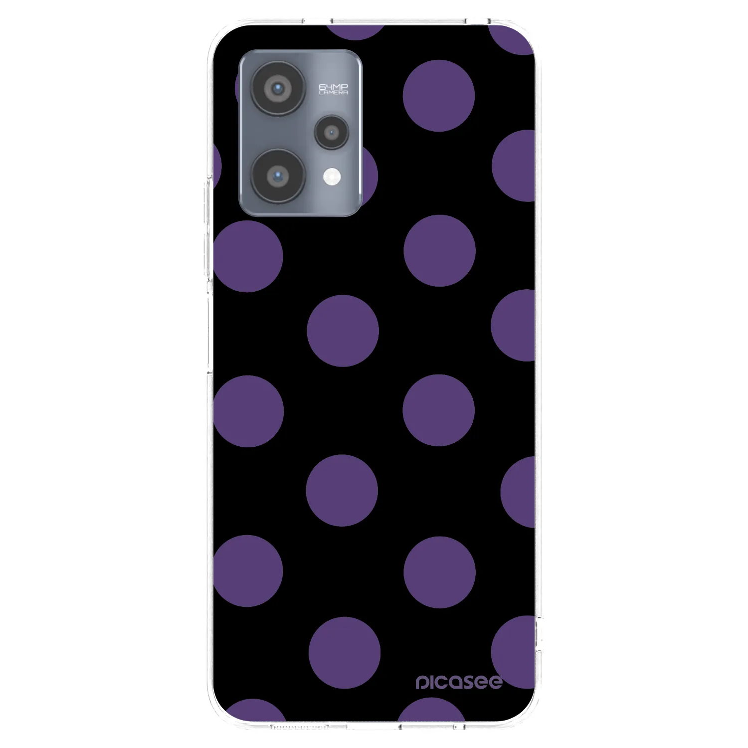 Picasee silikonska prozirna maskica za Realme 9 Pro 5G - Big flickers