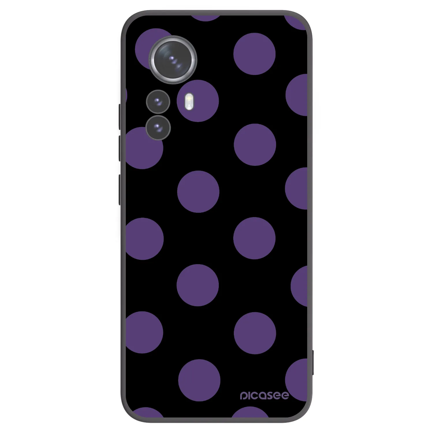 Picasee crna silikonska maskica za Xiaomi 12 Pro - Big flickers