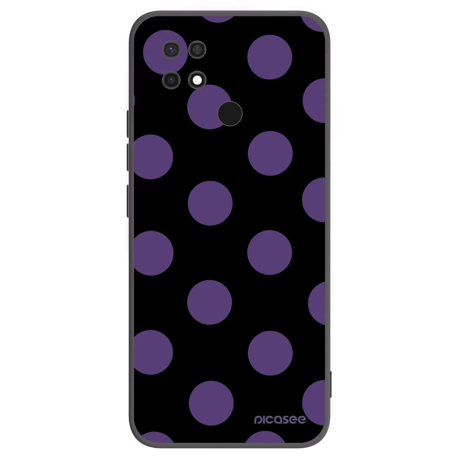 Picasee crna silikonska maskica za Xiaomi Redmi 10C - Big flickers