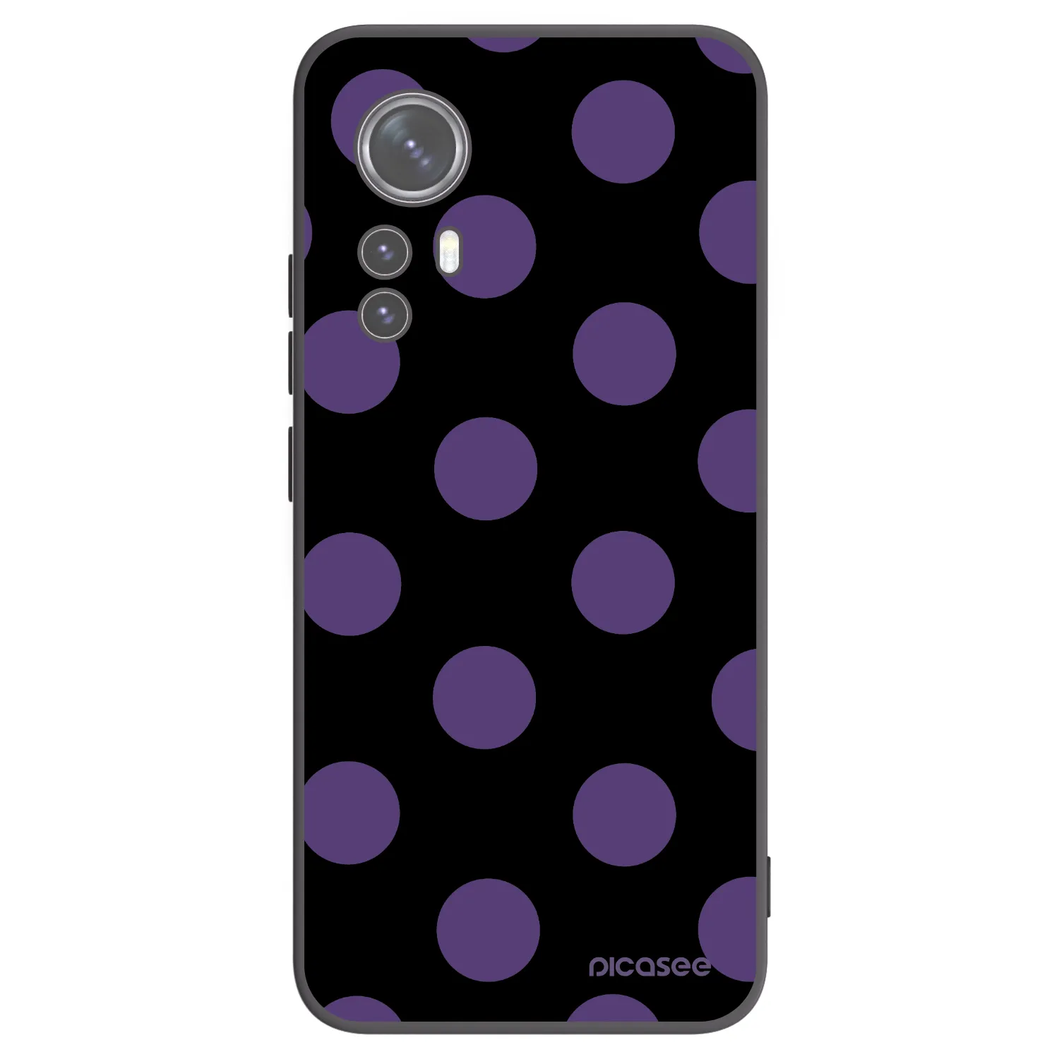 Picasee crna silikonska maskica za Xiaomi 12X - Big flickers