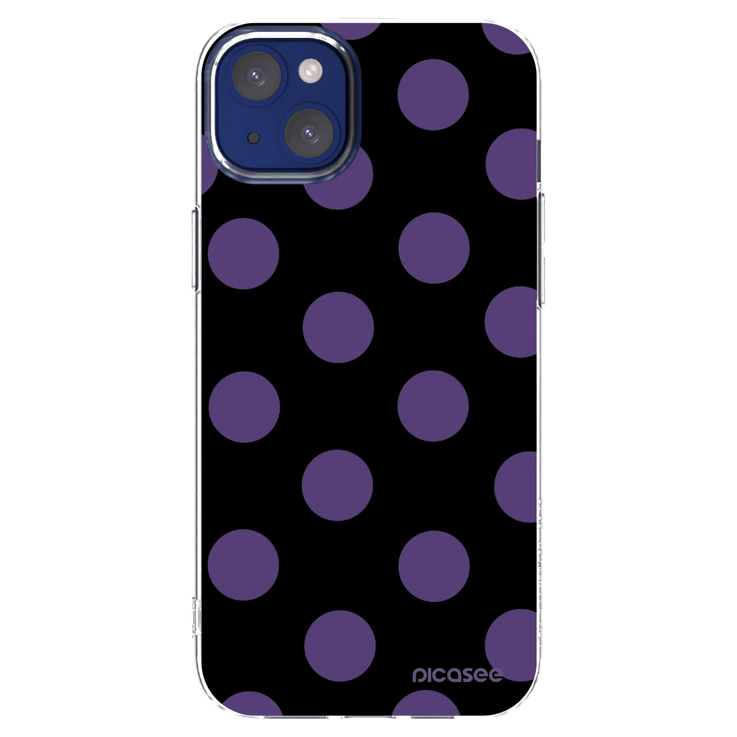 Picasee silikonska prozirna maskica za Apple iPhone 14 Plus - Big flickers