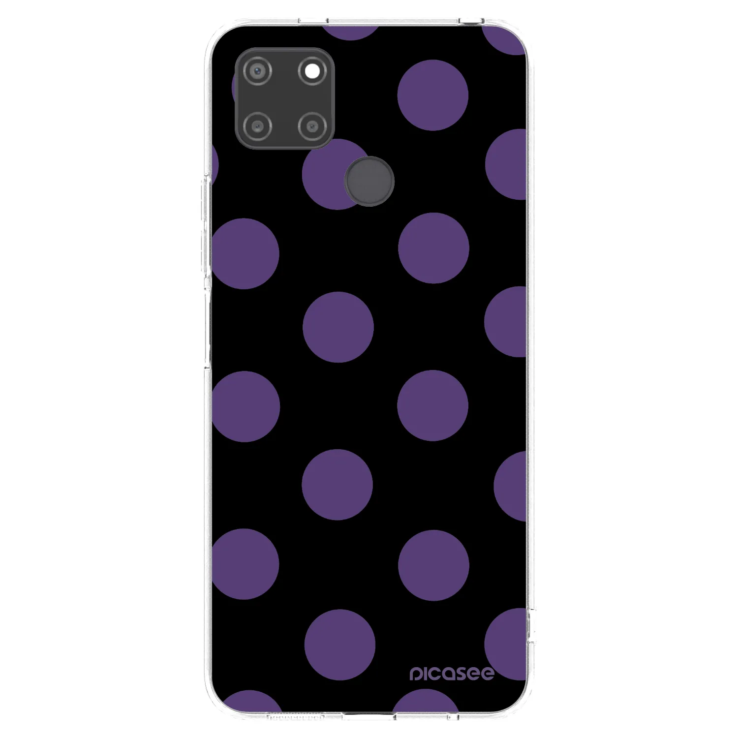 Picasee silikonska prozirna maskica za Realme C21Y - Big flickers