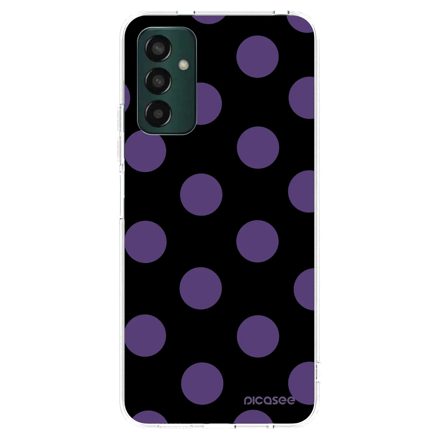 Picasee silikonska prozirna maskica za Samsung Galaxy M13 M135F - Big flickers