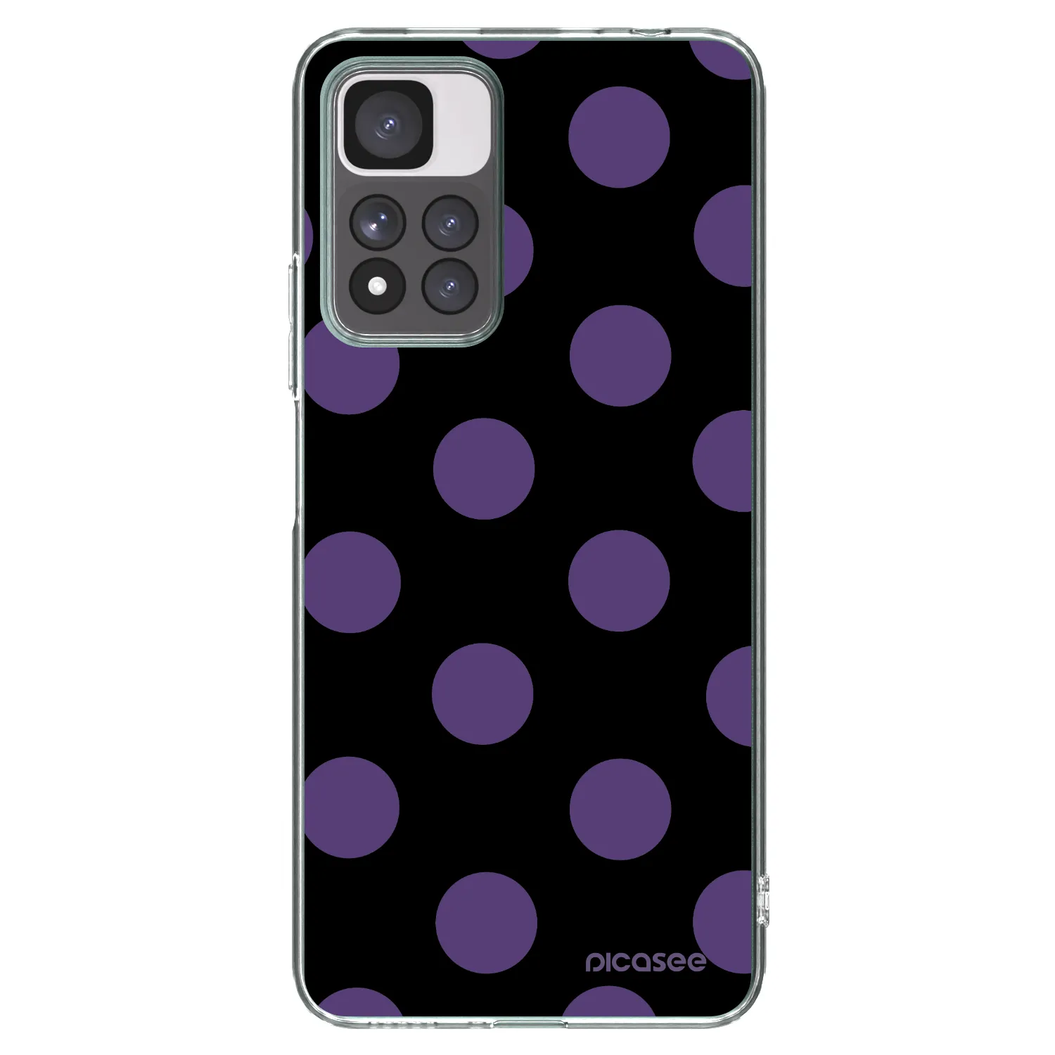 Picasee silikonska prozirna maskica za Xiaomi Redmi Note 11 Pro+ 5G - Big flickers