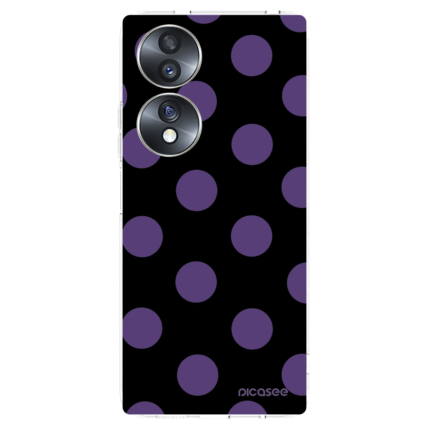 Picasee silikonska prozirna maskica za Honor 70 - Big flickers