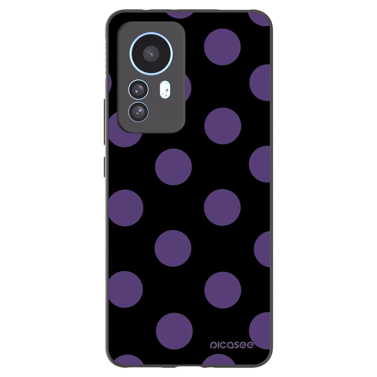 Picasee crna silikonska maskica za Xiaomi 12T - Big flickers