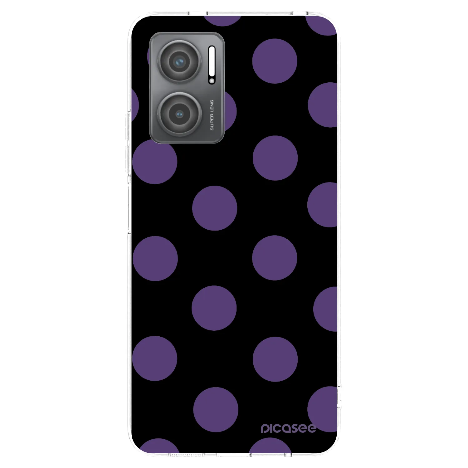 Picasee silikonska prozirna maskica za Xiaomi Redmi 10 5G - Big flickers