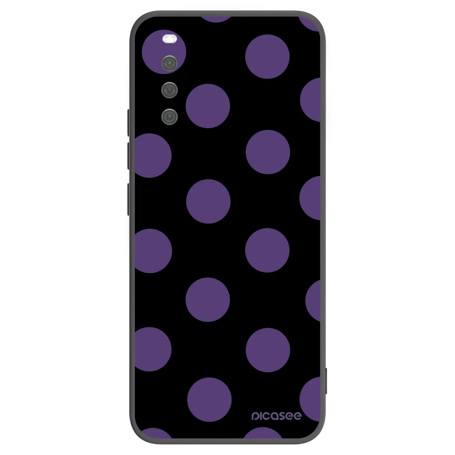 Picasee crna silikonska maskica za Sony Xperia 10 III - Big flickers