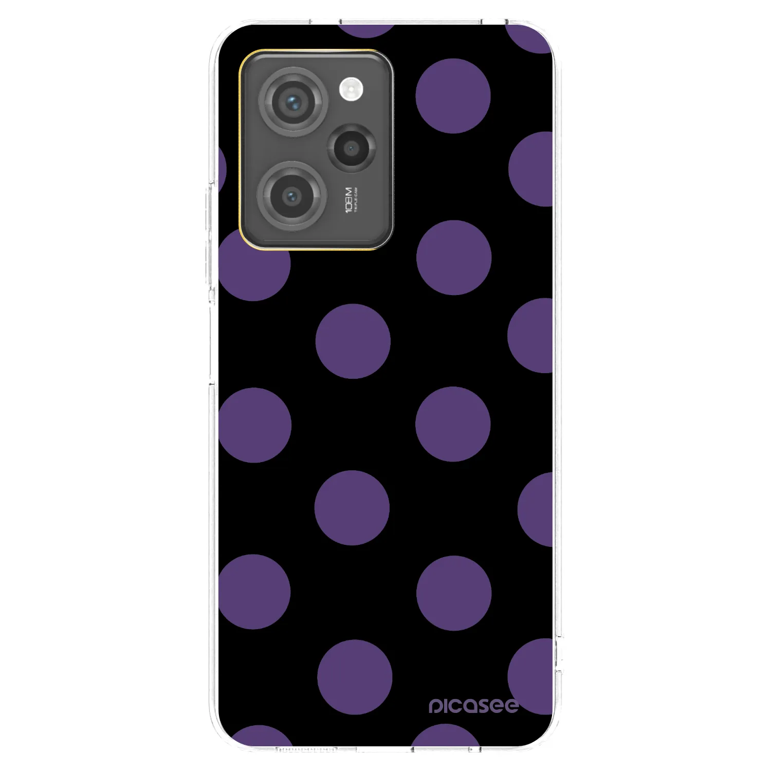 Picasee crna silikonska maskica za Xiaomi Poco X5 Pro - Big flickers