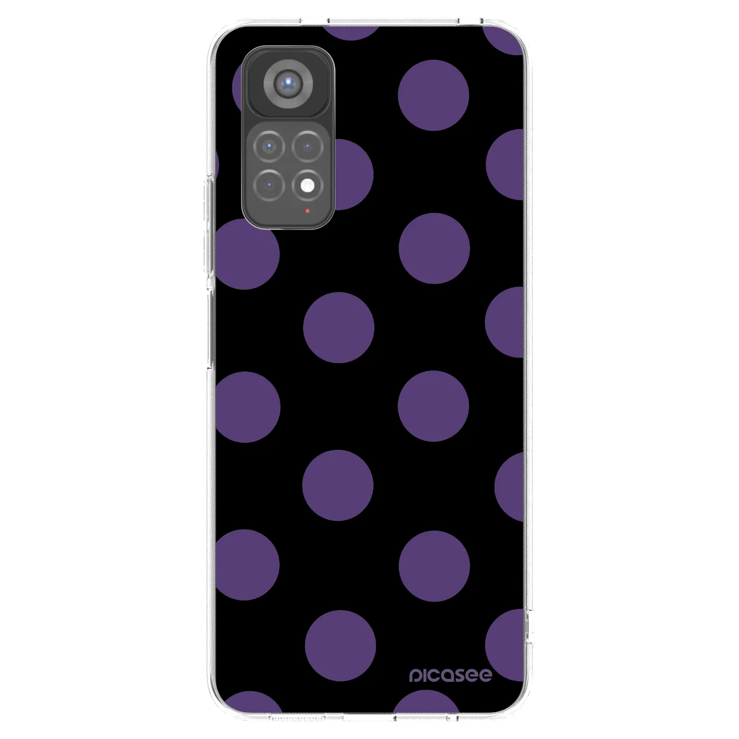 Picasee silikonska prozirna maskica za Xiaomi Redmi Note 11S 5G - Big flickers