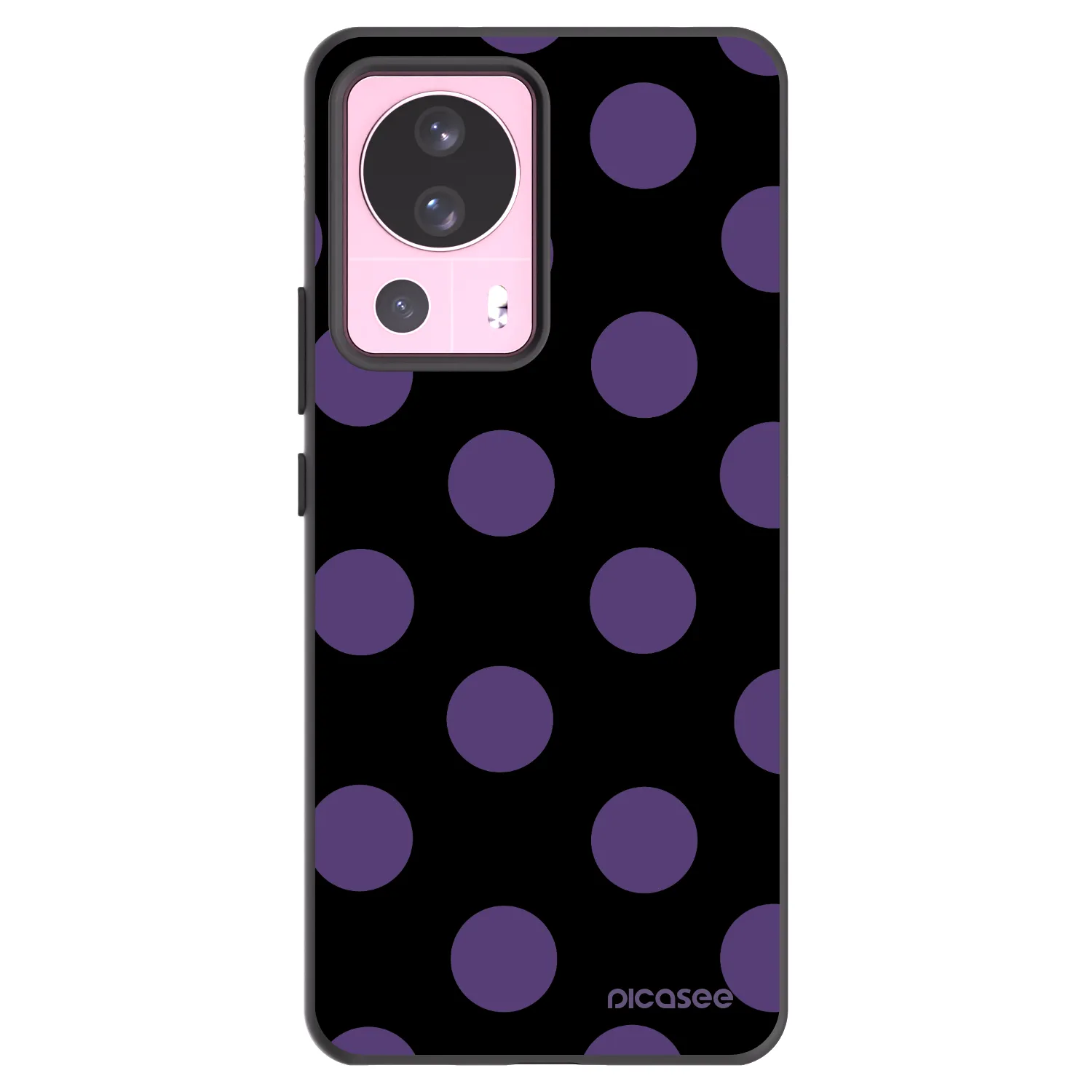 Picasee crna silikonska maskica za Xiaomi 13 Lite - Big flickers