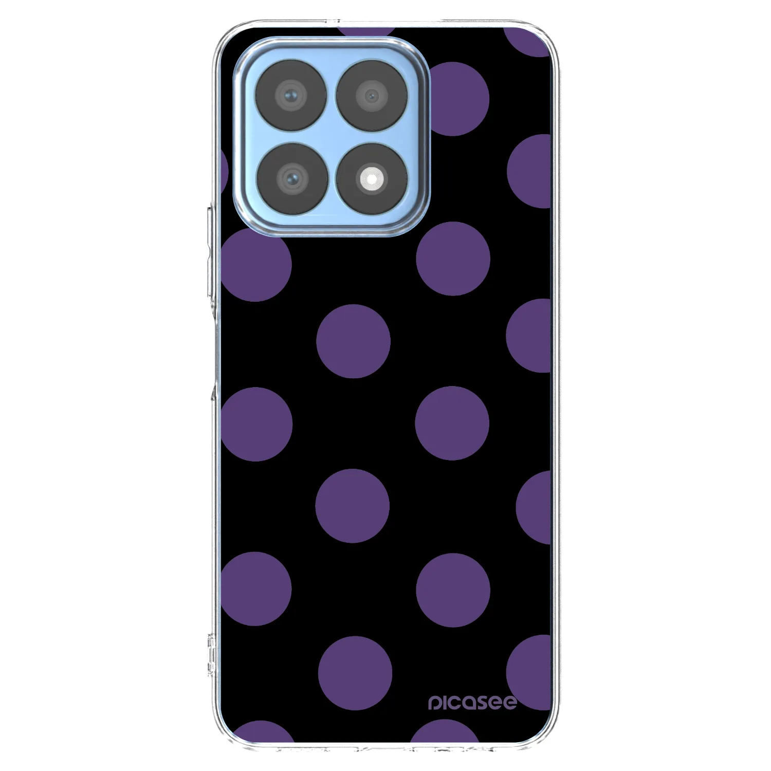 Picasee silikonska prozirna maskica za Honor X8a - Big flickers