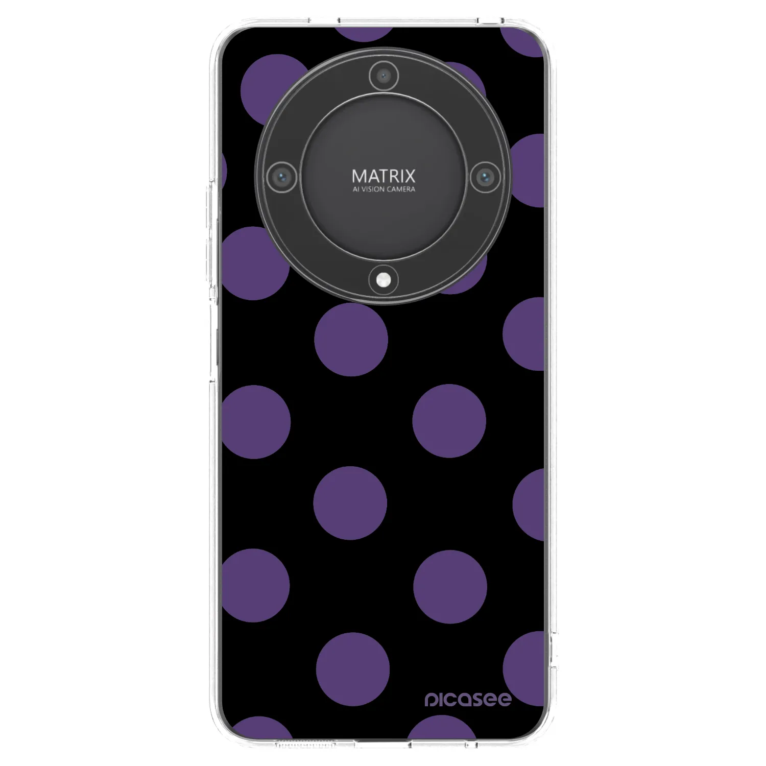 Picasee silikonska prozirna maskica za Honor Magic5 Lite 5G - Big flickers