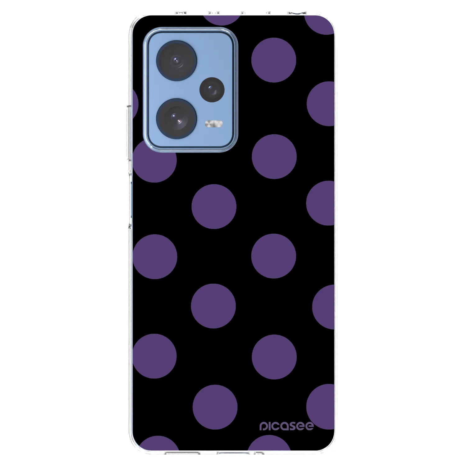 Picasee silikonska prozirna maskica za Xiaomi Redmi Note 12 Pro 5G - Big flickers