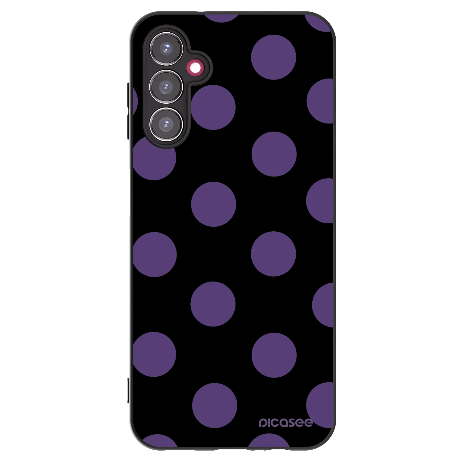Picasee crna silikonska maskica za Samsung Galaxy A14 5G A146P - Big flickers