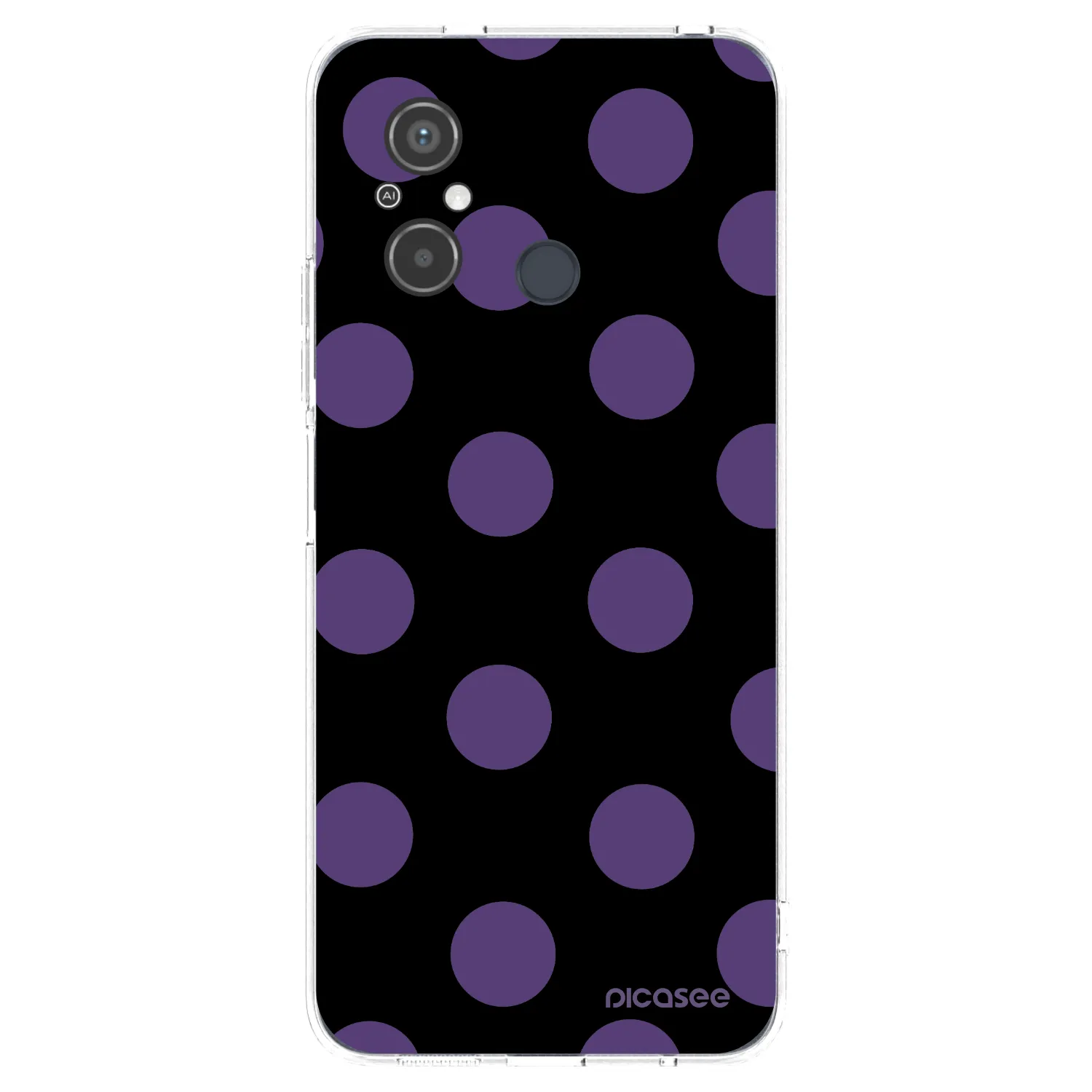 Picasee silikonska prozirna maskica za Xiaomi Redmi 12C - Big flickers