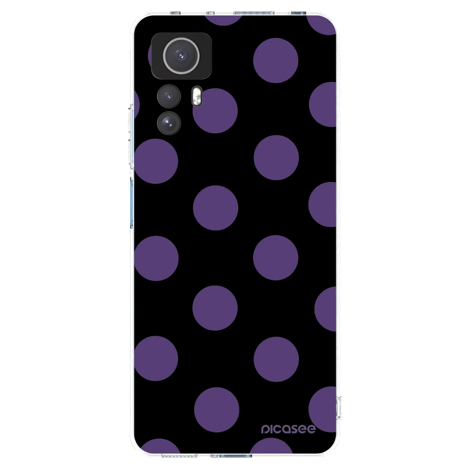 Picasee silikonska prozirna maskica za Xiaomi Redmi Note 12S - Big flickers