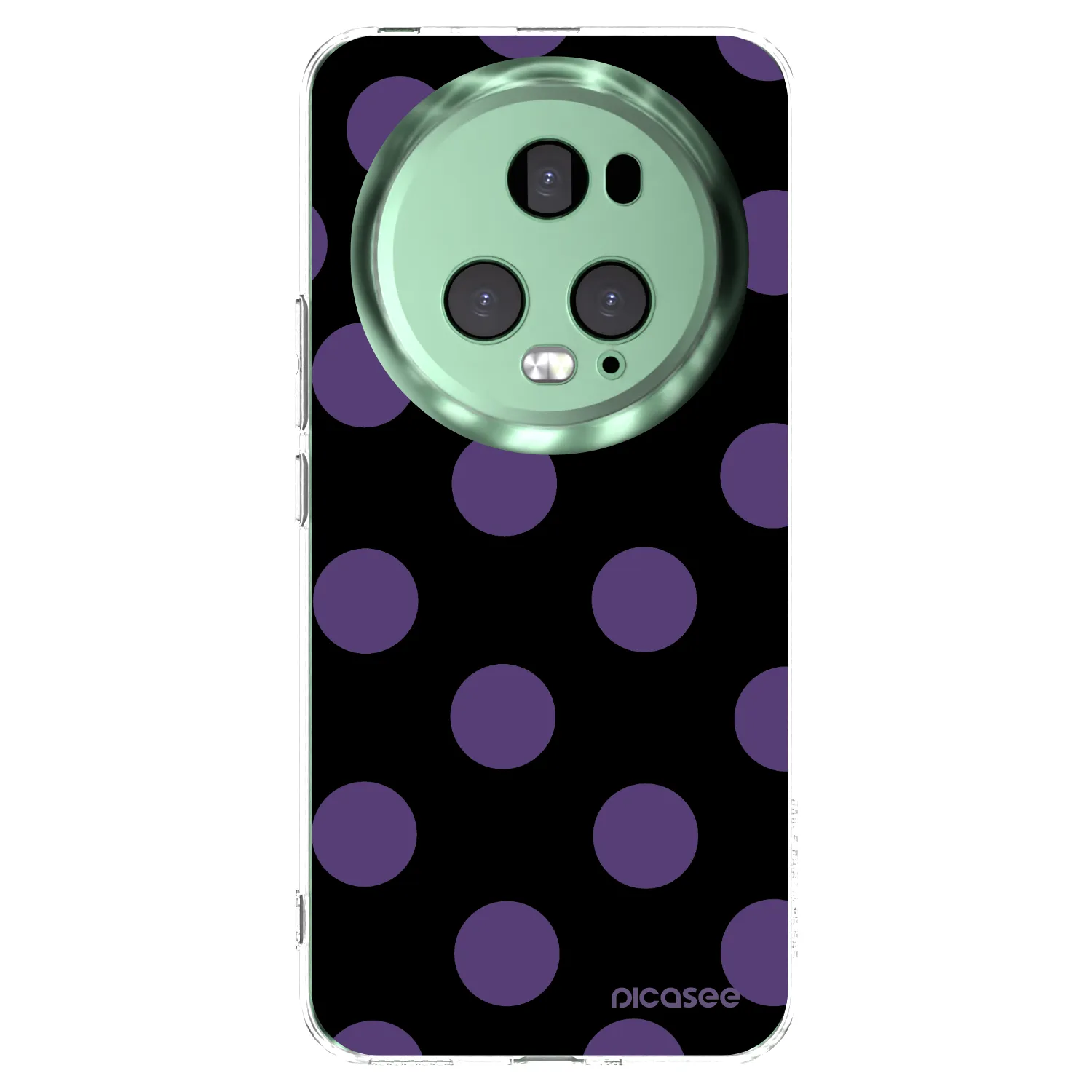 Picasee silikonska prozirna maskica za Honor Magic5 Pro - Big flickers