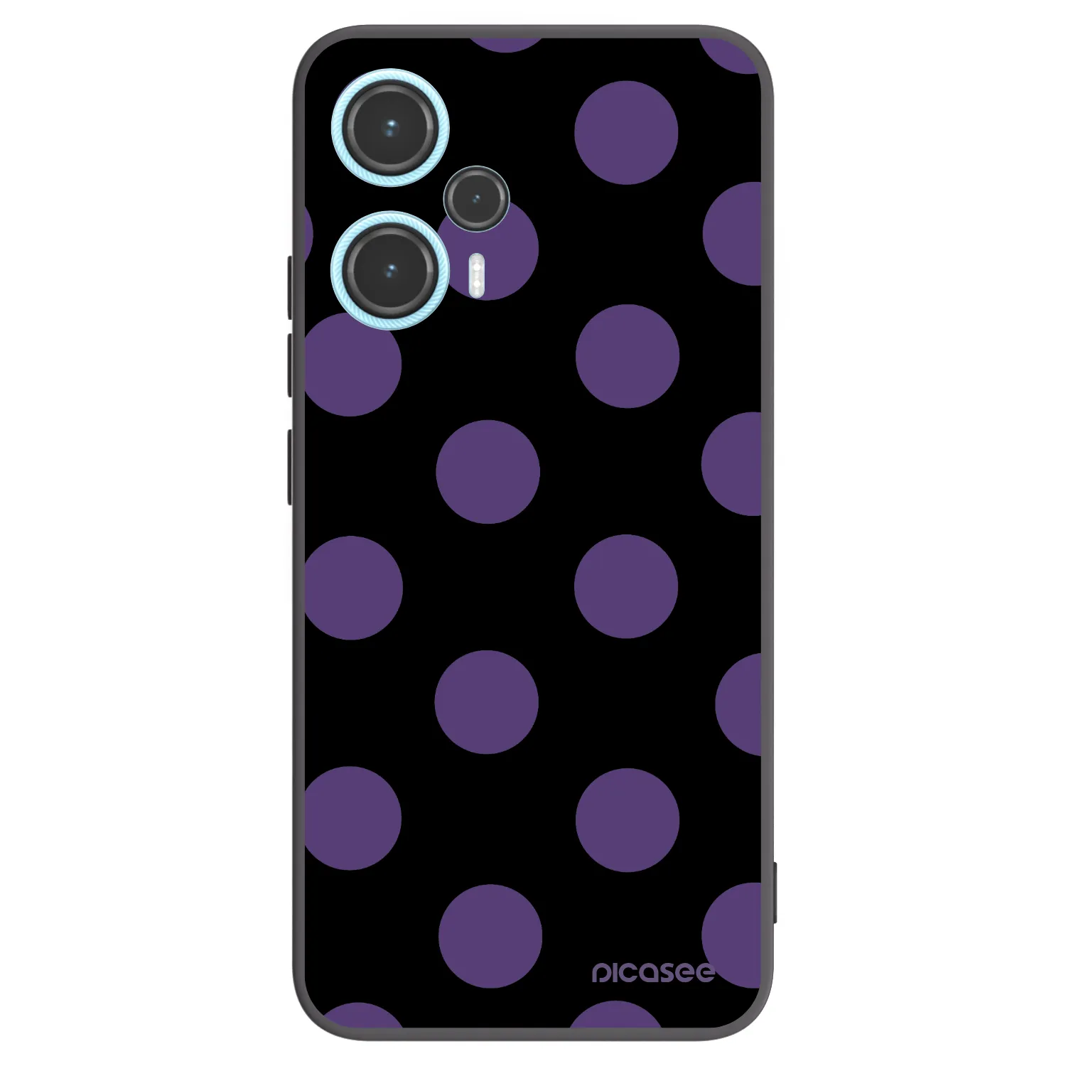 Picasee crna silikonska maskica za Xiaomi Poco F5 - Big flickers