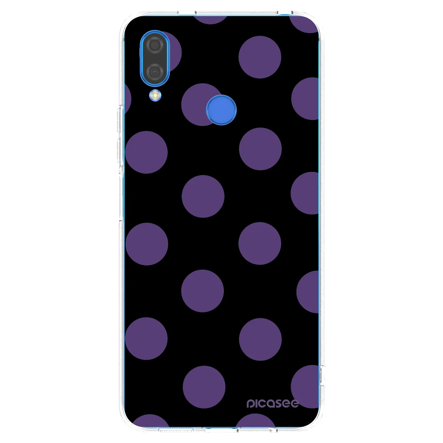 Picasee silikonska prozirna maskica za Huawei Nova 3 - Big flickers