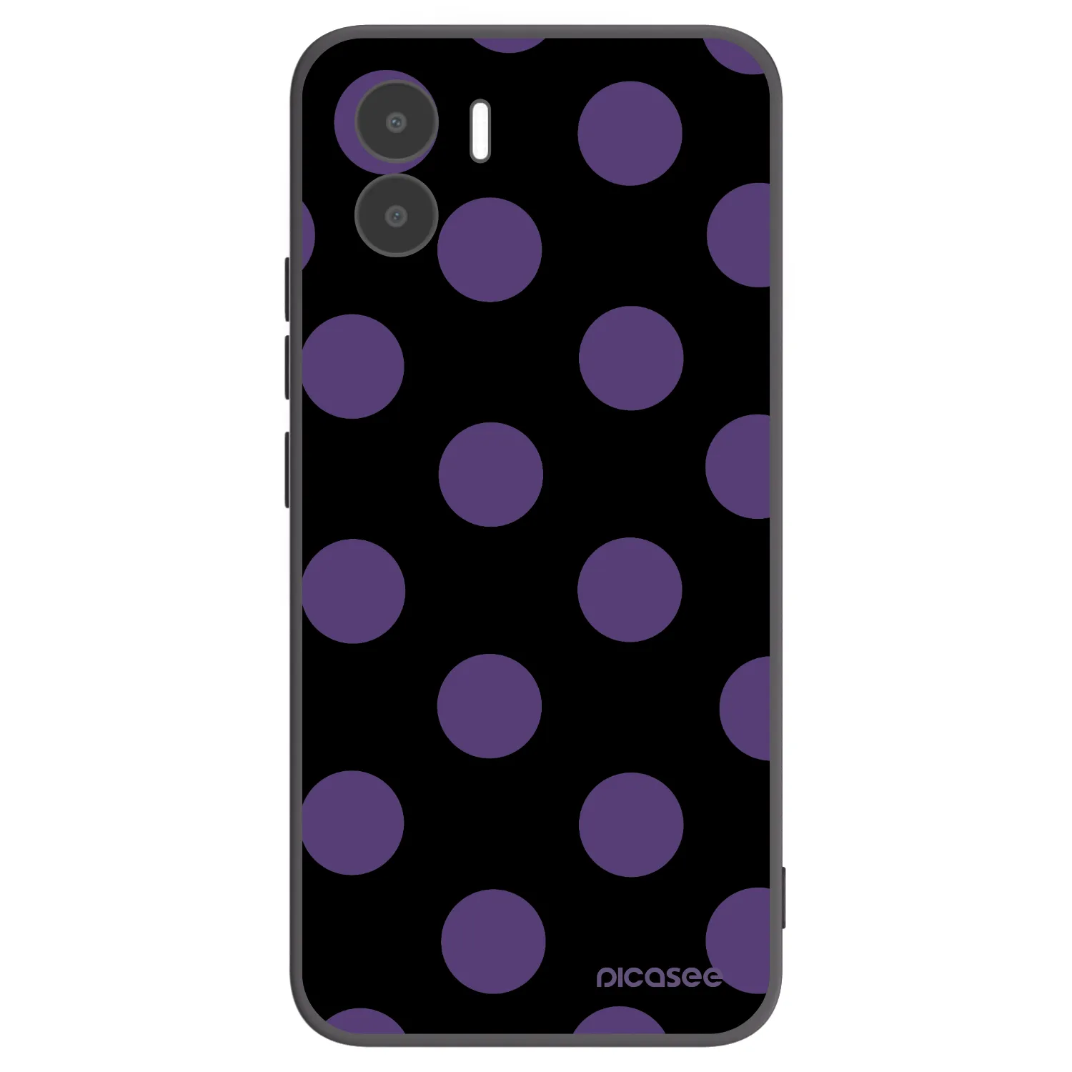 Picasee crna silikonska maskica za Xiaomi Redmi A2 - Big flickers