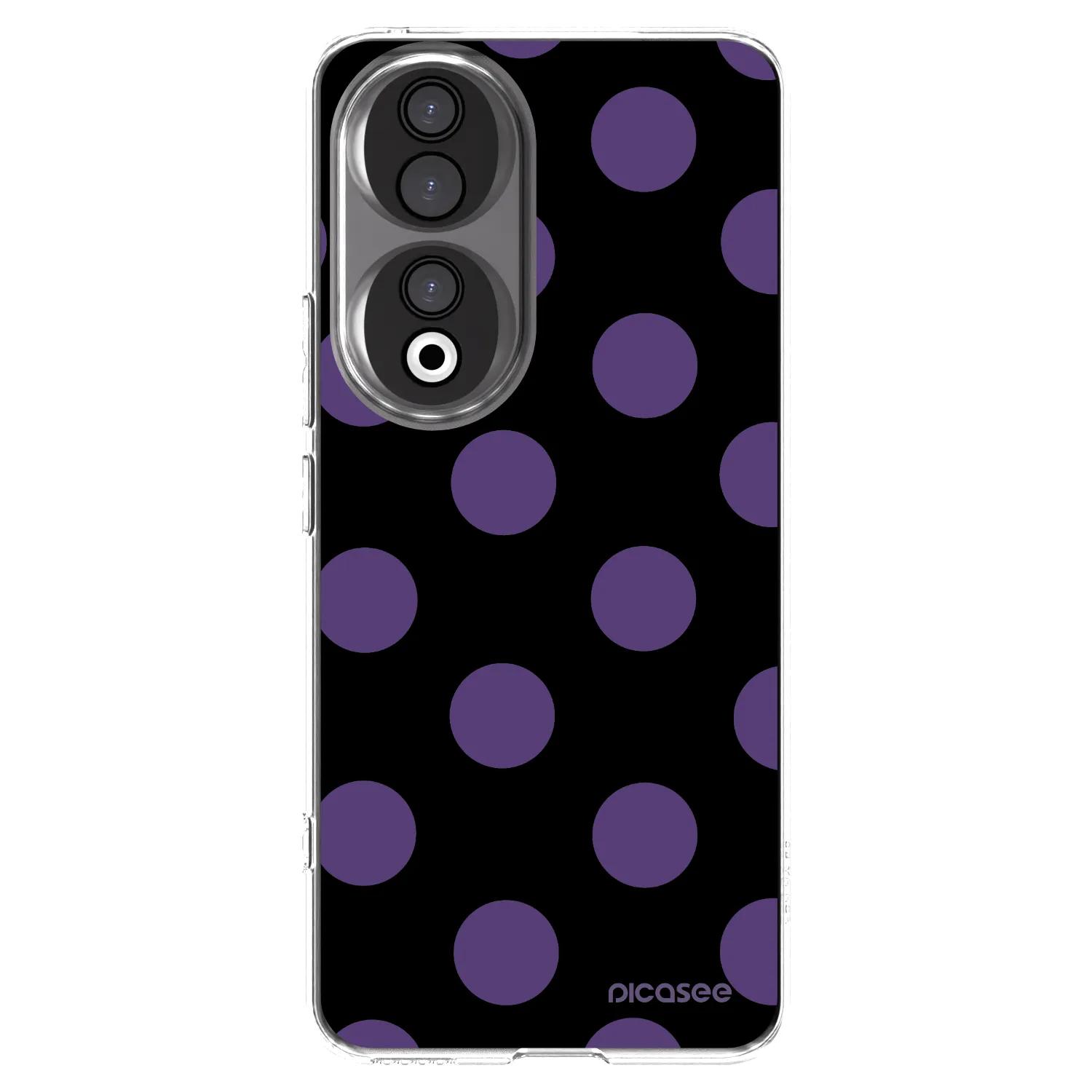 Picasee silikonska prozirna maskica za Honor 90 5G - Big flickers