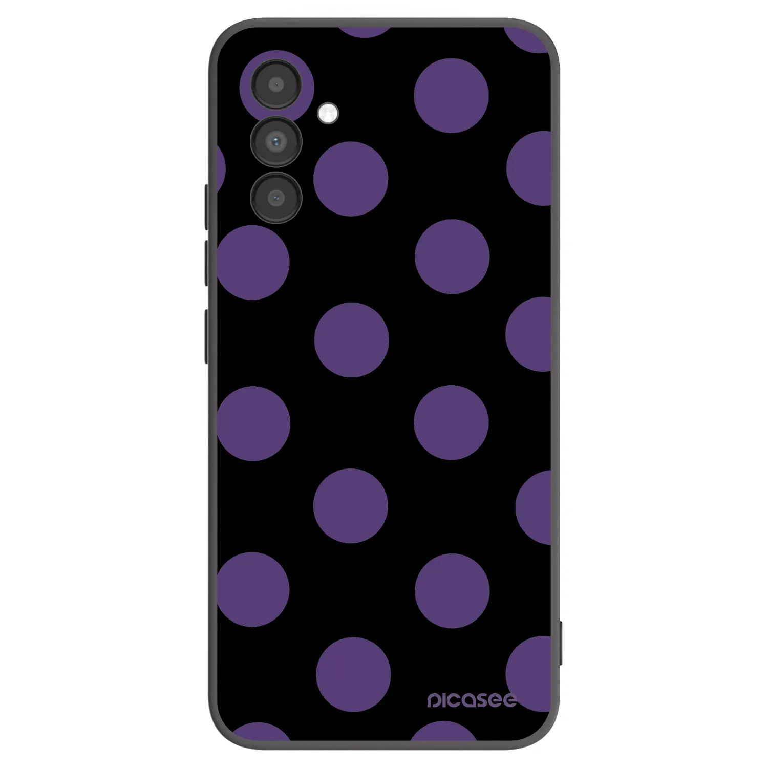 Picasee crna silikonska maskica za Samsung Galaxy A04s A047F - Big flickers