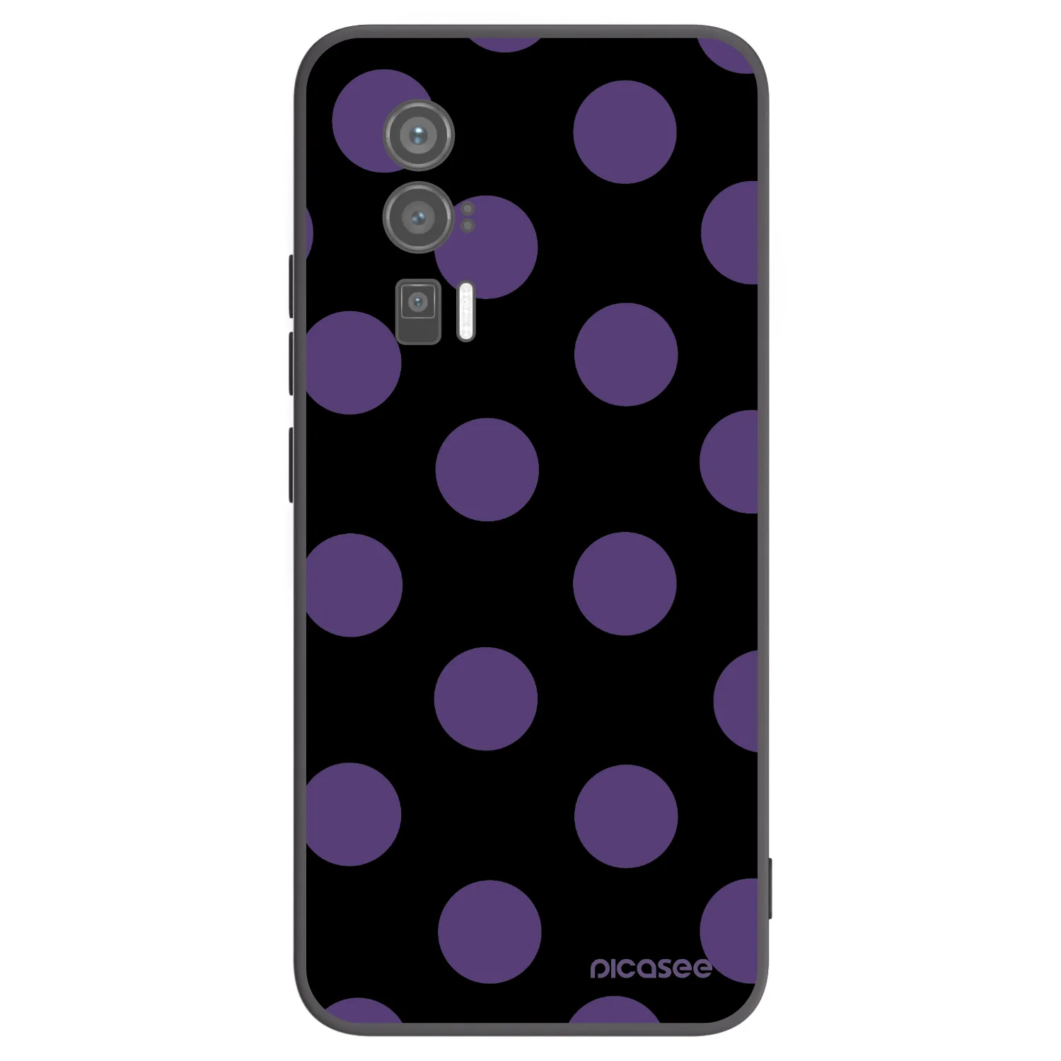 Picasee crna silikonska maskica za Xiaomi Poco F5 Pro 5G - Big flickers