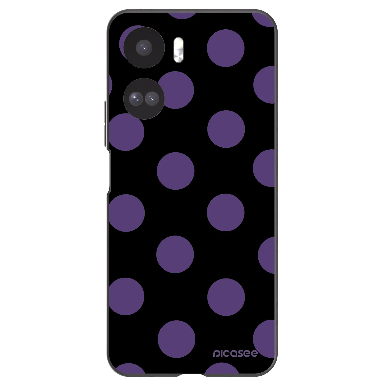Picasee crna silikonska maskica za Honor 90 Lite 5G - Big flickers
