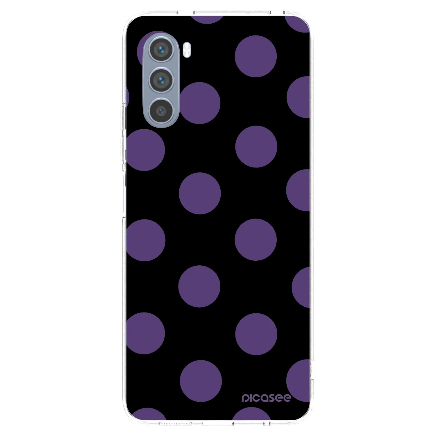 Picasee silikonska prozirna maskica za Motorola Moto G62 - Big flickers