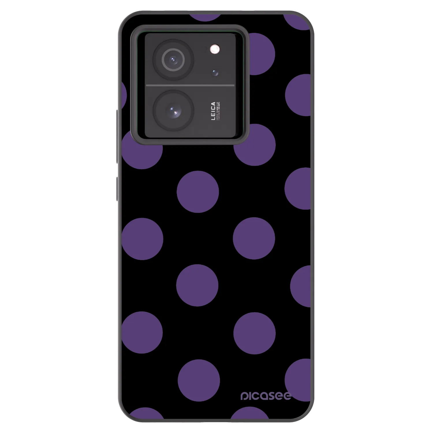 Picasee crna silikonska maskica za Xiaomi 13T - Big flickers