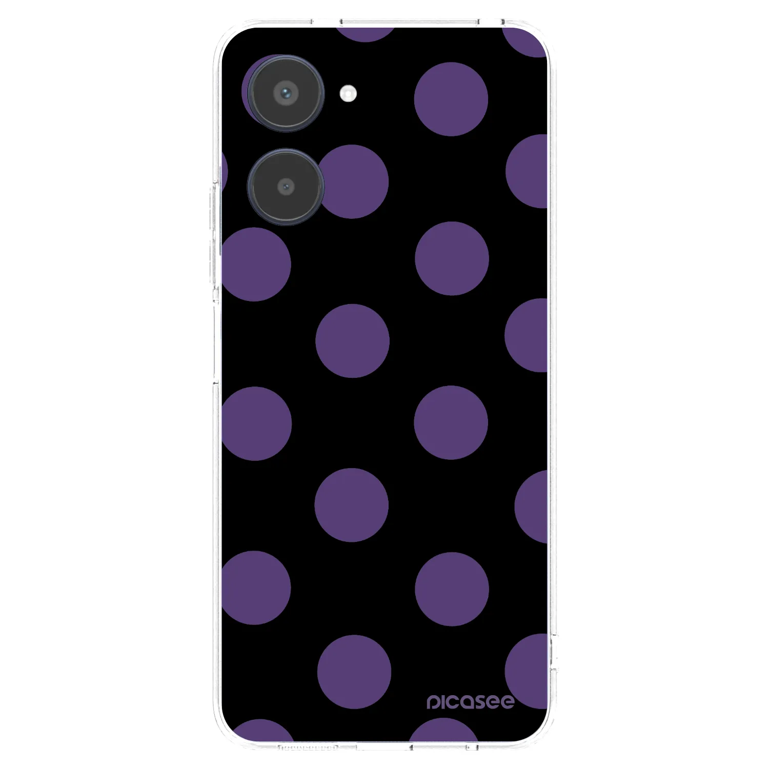 Picasee silikonska prozirna maskica za Realme 10 4G - Big flickers