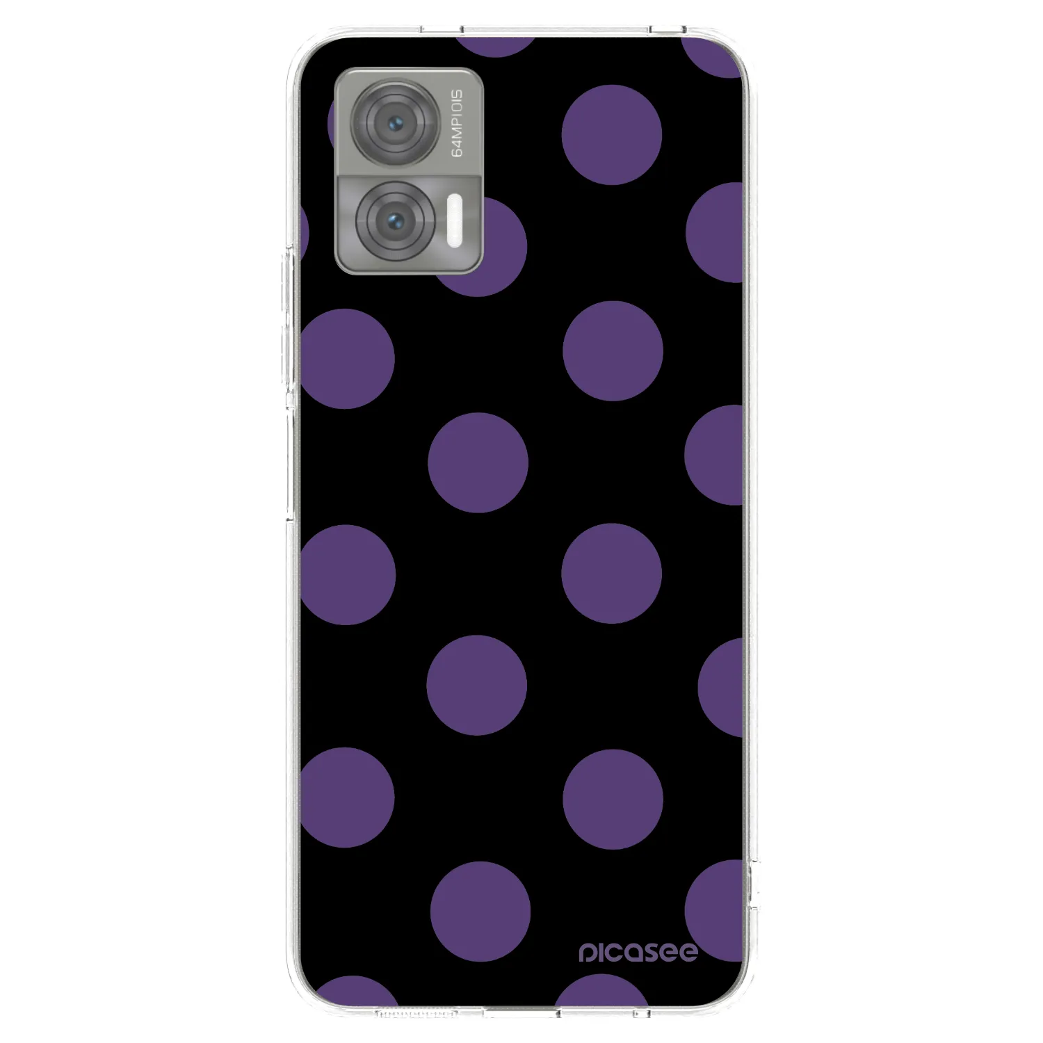 Picasee silikonska prozirna maskica za Motorola Edge 30 Neo - Big flickers