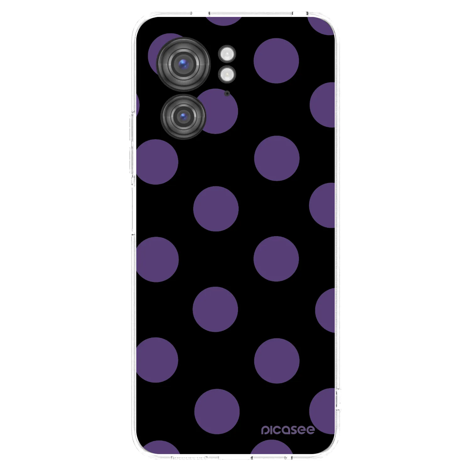 Picasee silikonska prozirna maskica za Motorola Edge 40 - Big flickers