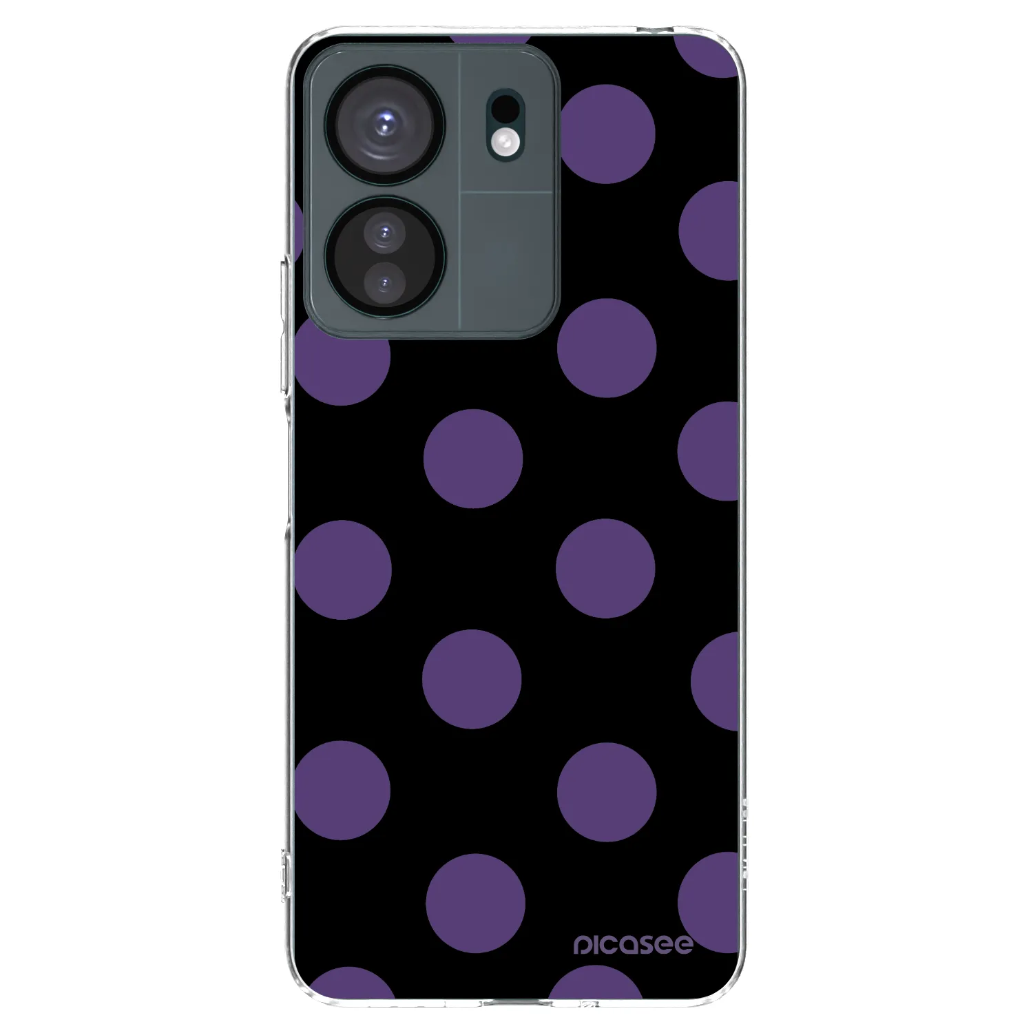 Picasee silikonska prozirna maskica za Xiaomi Redmi 13C 4G - Big flickers