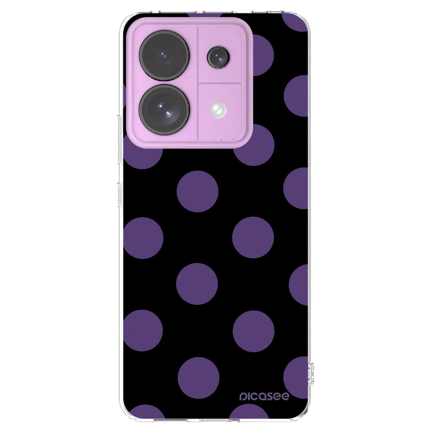 Picasee silikonska prozirna maskica za Xiaomi Redmi Note 13 Pro 5G - Big flickers