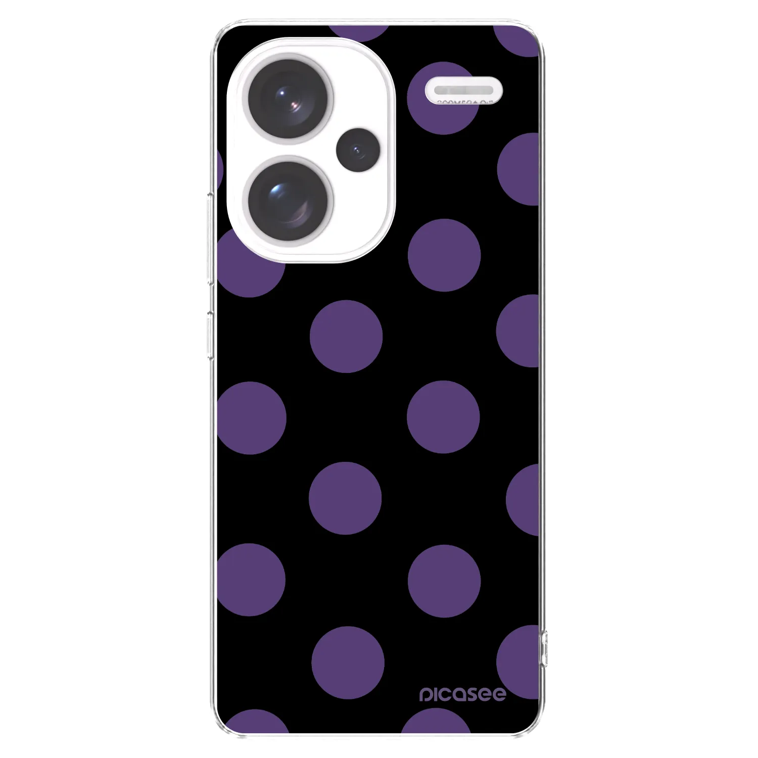 Picasee silikonska prozirna maskica za Xiaomi Redmi Note 13 Pro+ 5G - Big flickers
