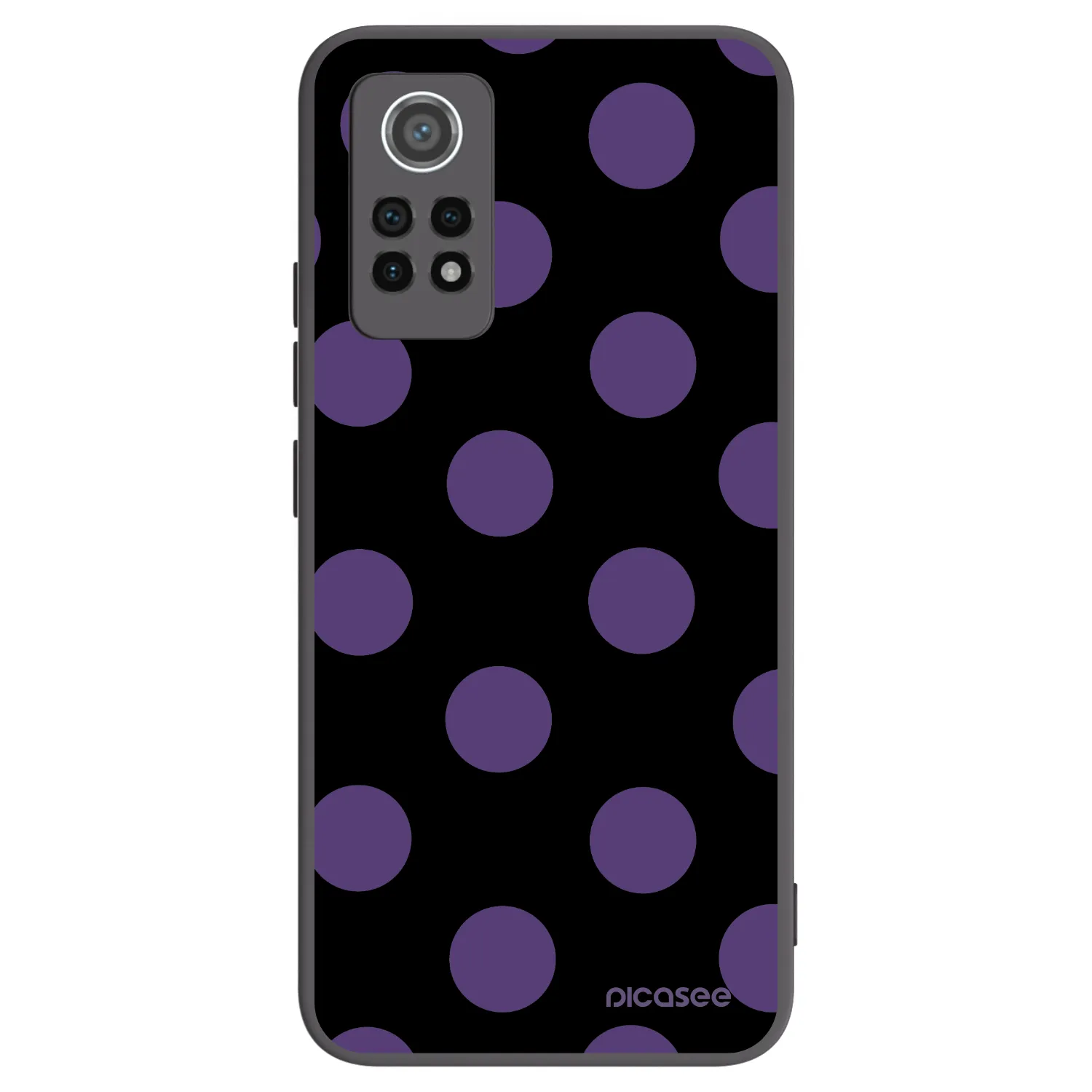 Picasee crna silikonska maskica za Xiaomi Redmi Note 12 Pro 4G - Big flickers