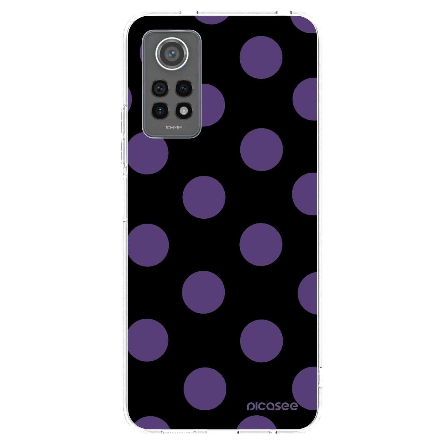 Picasee silikonska prozirna maskica za Xiaomi Redmi Note 12 Pro 4G - Big flickers