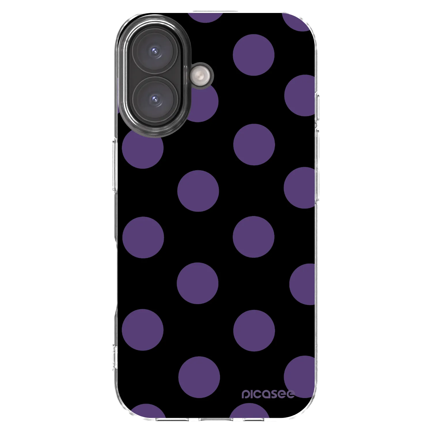 Picasee silikonska prozirna maskica za Apple iPhone 16 - Big flickers