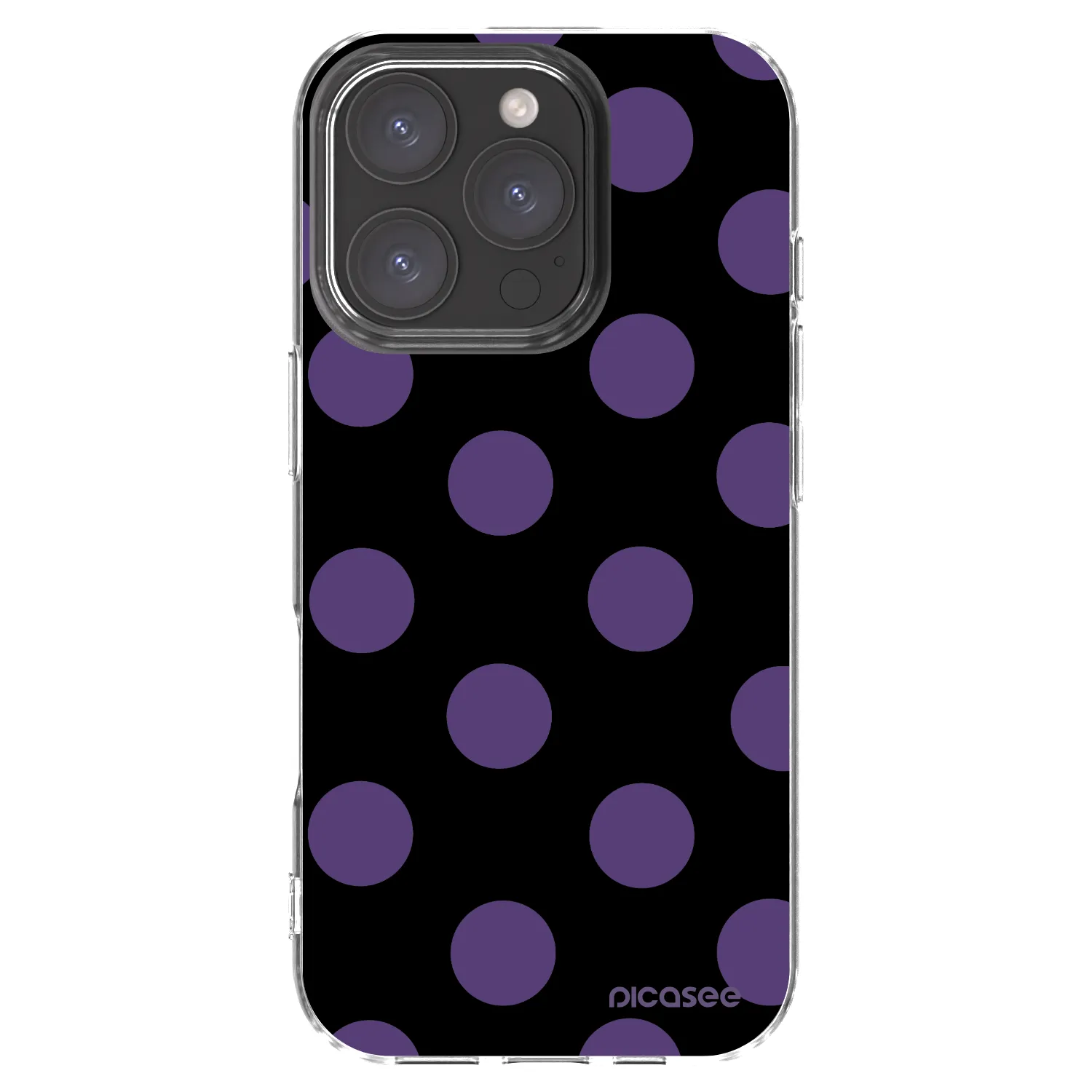 Picasee silikonska prozirna maskica za Apple iPhone 16 Pro - Big flickers